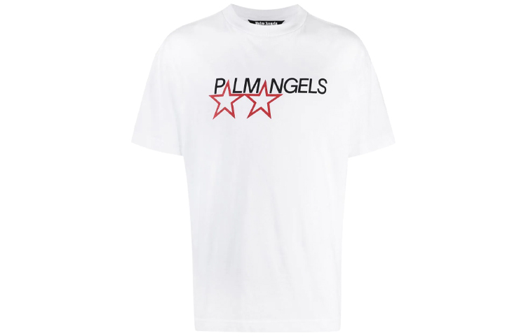 PALM ANGELS Racing Stars T shirt