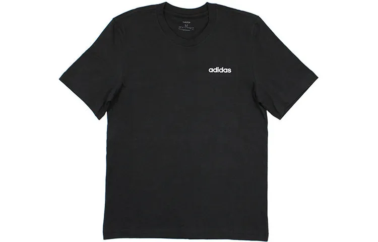 Adidas T-Shirts Men's Black Crew Neck Moderate