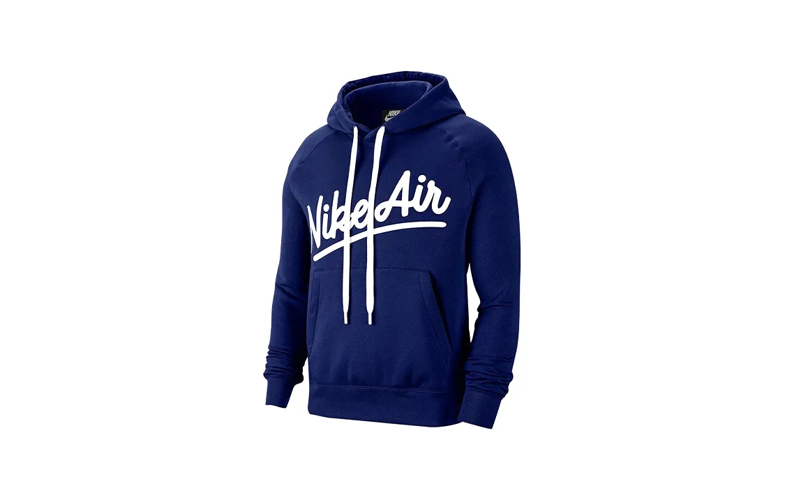 Nike Sweatshirts Men's Blue Hooded Moderate Regular