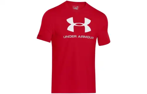 Under Armour T Shirts Men's Red Crew Neck Moderate Other