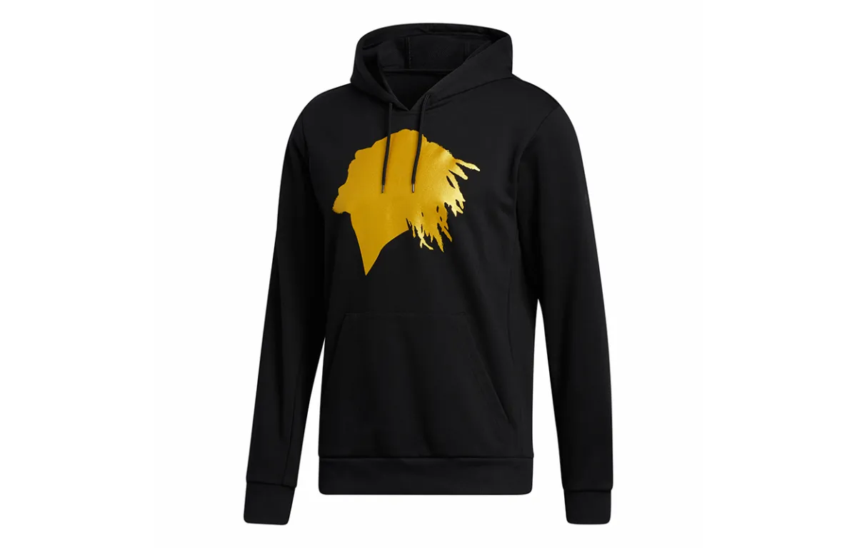 Adidas Sweatshirts Men's Black Hooded Moderate Regular