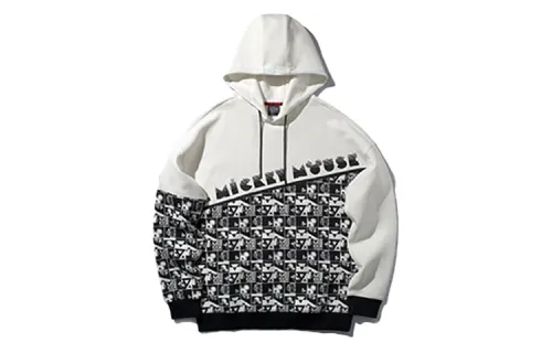 Li Ning X Disney Sweatshirts Men's New Standard Black Hooded Moderate Regular