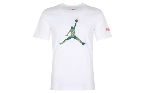 Jordan T Shirts Men's Crew Neck Moderate Straight Fit