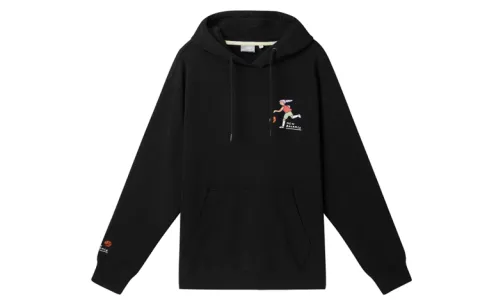 New Balance Sweatshirts Unisex Black Hooded Moderate Regular