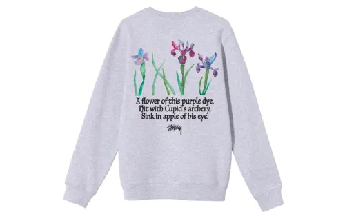 Stussy Sweatshirts Unisex Crew Neck Moderate Regular