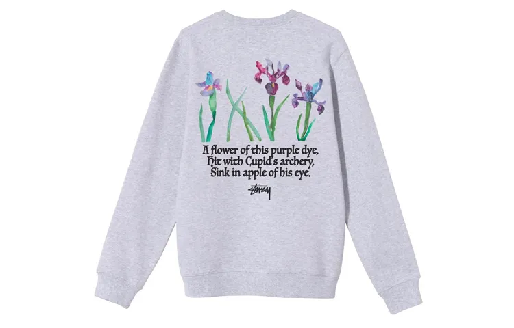 Stussy Sweatshirts Unisex Crew Neck Moderate Regular