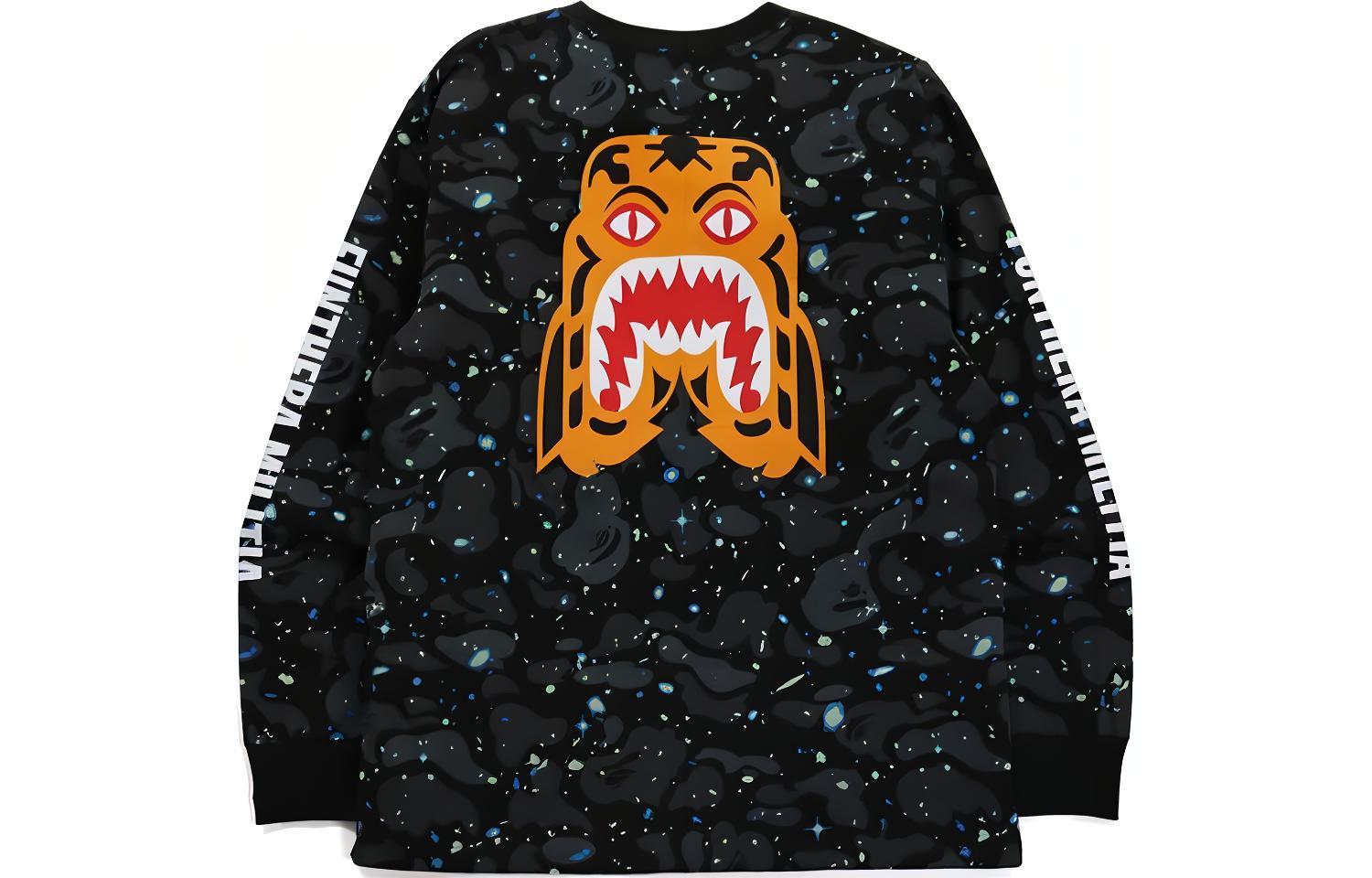 Bape Space Camo Tiger L/S Tee