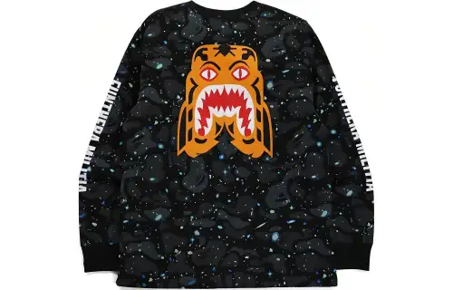 Bape Space Camo Tiger L/S Tee