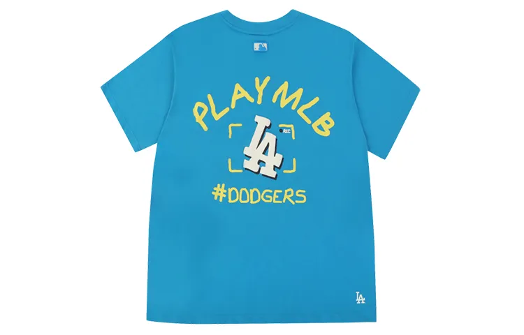 MLB Set-in Sleeve T-Shirt Unisex Blue