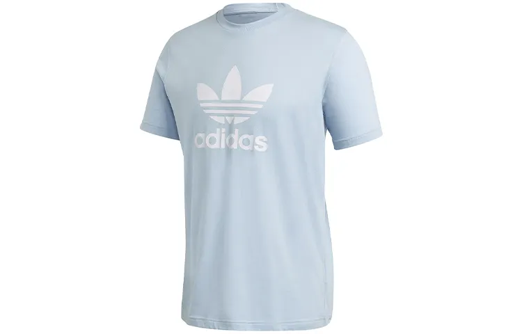 Adidas Originals Trefoil T Shirt Men's Pink Blue