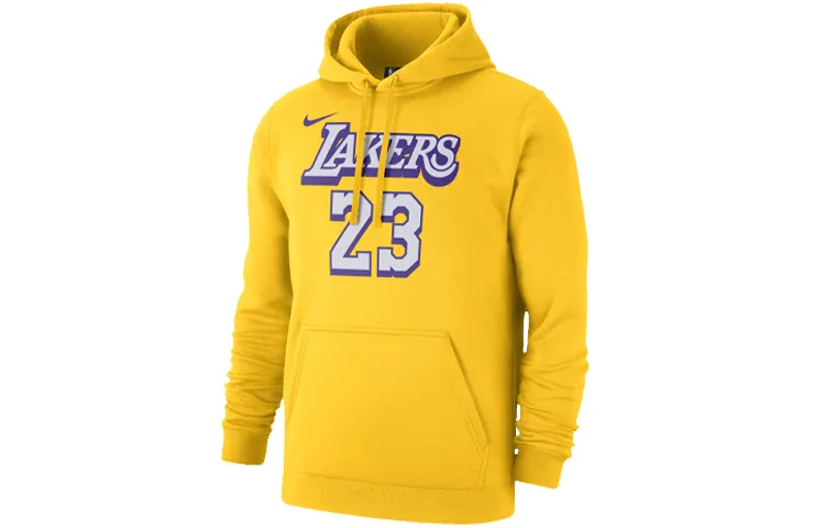 Nike Sweatshirts Men's Yellow Hooded Moderate Regular