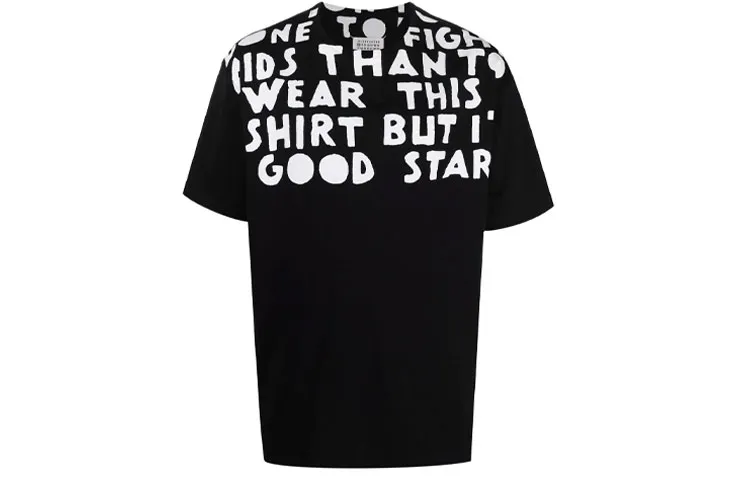 Maison Margiela slogan print round-neck T-shirt
