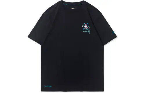 Li Ning Sports Fashion Collection T Shirt Men's Black