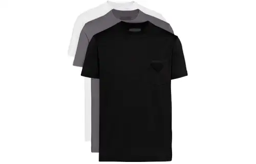 PRADA SS21 T Shirt Men's 1 Set 3 Pack