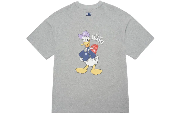 MLB X Disney Collaboration T Shirt Unisex Gray