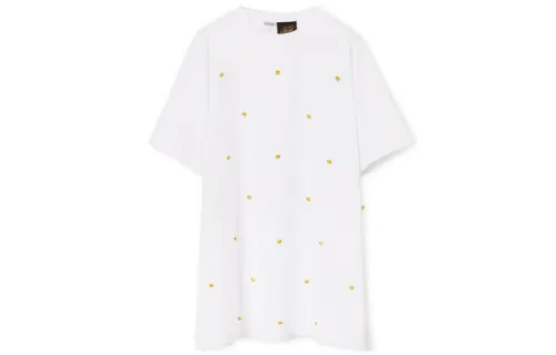 LOEWE T Shirts Unisex White Crew Neck Moderate Straight Fit