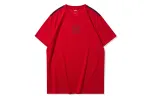 Li Ning T Shirts Men's Vermilion Crew Neck Moderate Straight Fit