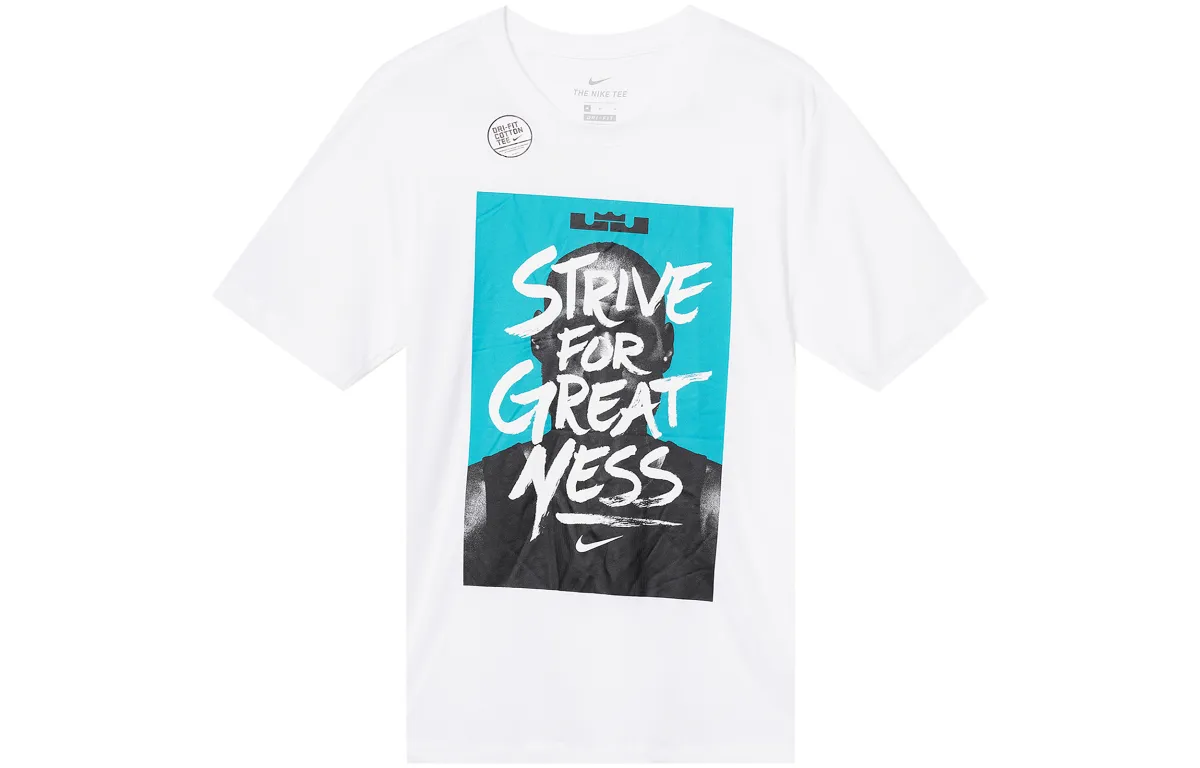 Nike T-Shirts Men's Crew Neck Moderate Straight Fit