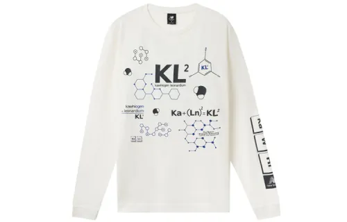 New Balance Sweatshirts Men's White Crew Neck Moderate Regular