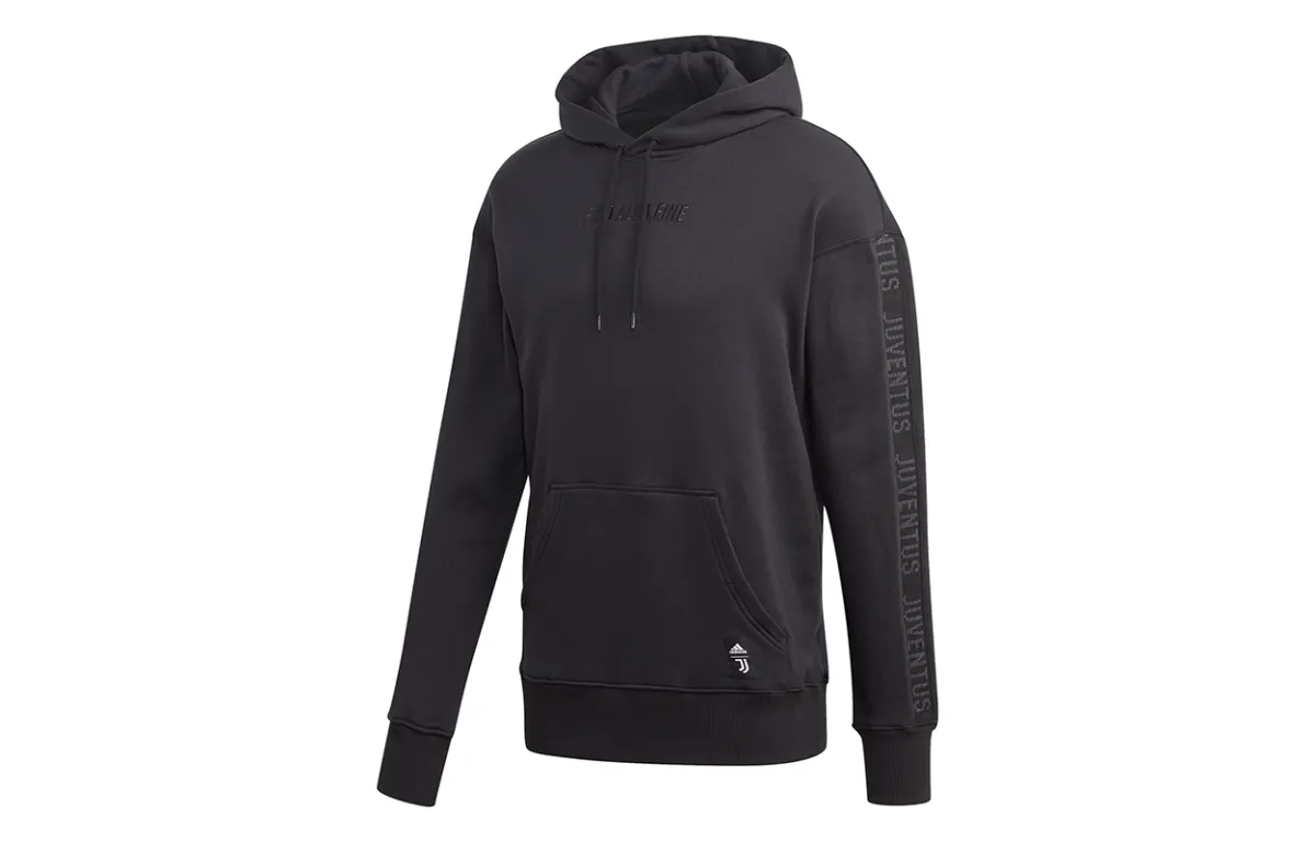 Adidas Sweatshirts Men's Black Hooded Moderate Regular