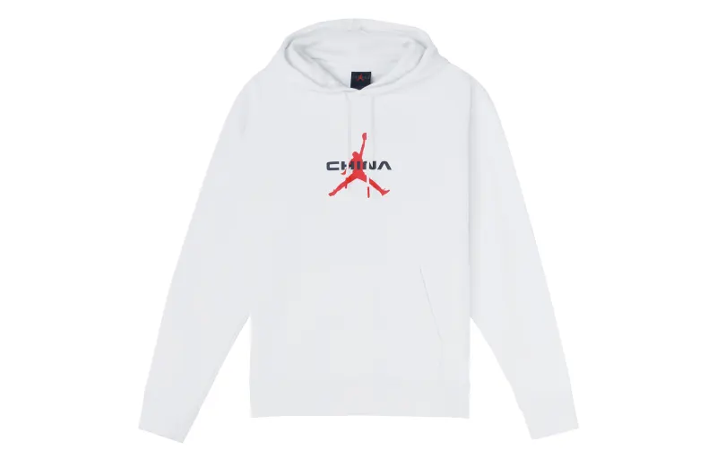 Jordan Sweatshirts Men's Mountain Peak White Hooded Moderate Regular