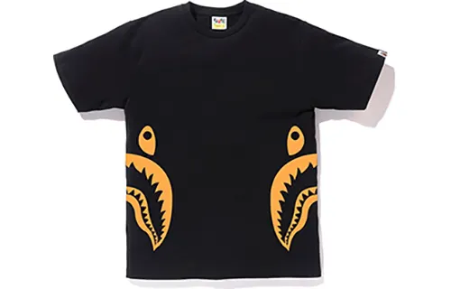 Bape Neon Bicolor Side Shark Tee
