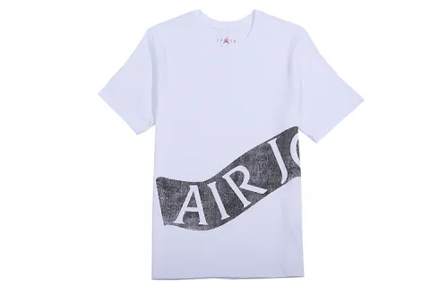 Jordan T Shirts Men's Crew Neck Moderate Straight Fit