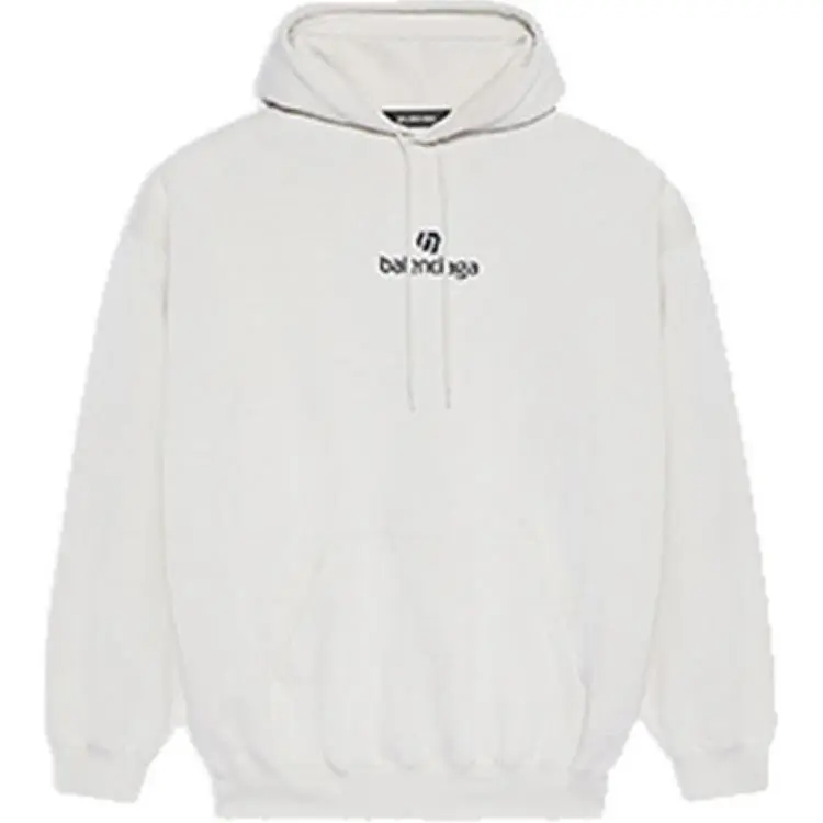 logo-embroidered hoodie