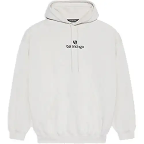 logo-embroidered hoodie