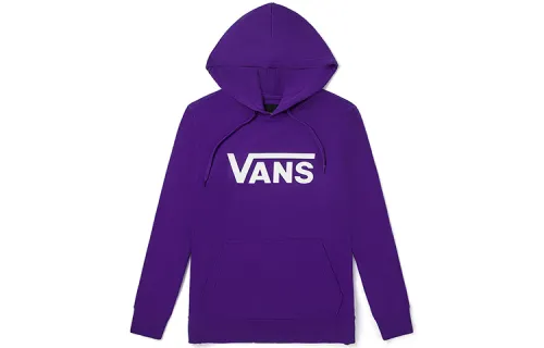 Vans Sweatshirts Unisex Purple Hooded Moderate Regular