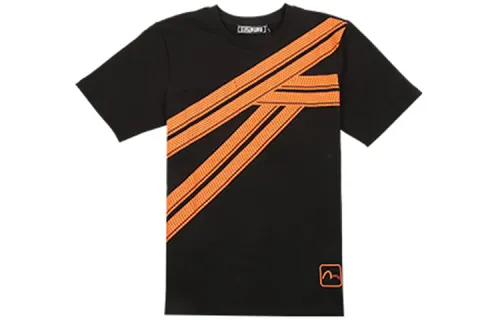 EVISU SS18 Straight T Shirt Men's Black