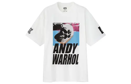 UNIQLO Print Straight Fit T Shirt Unisex White