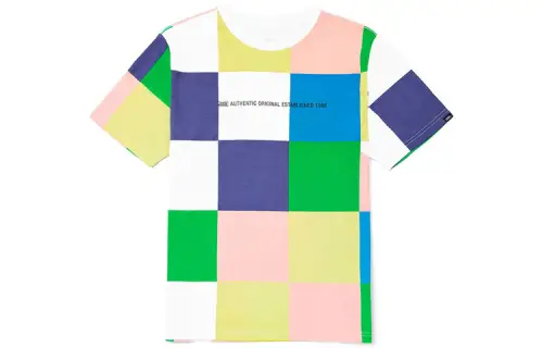 Vans T Shirts Men's Multicolor Crew Neck Moderate Straight Fit
