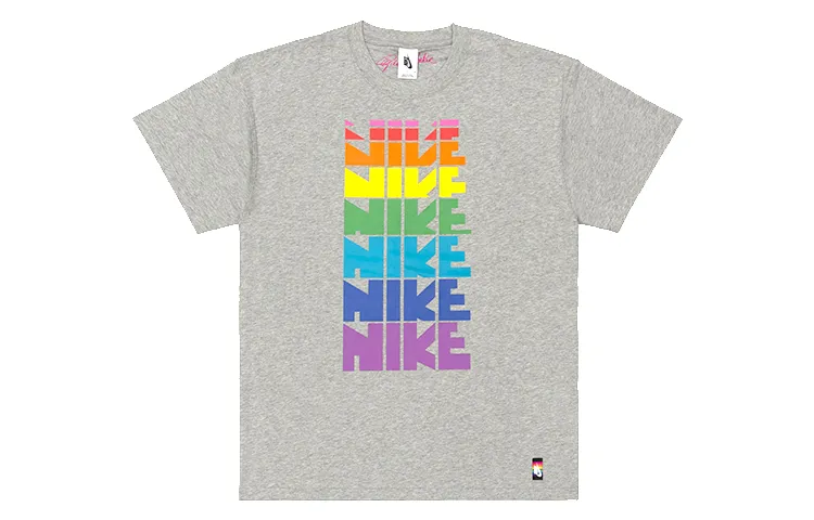Nike T-Shirts Men's Crew Neck Moderate Straight Fit