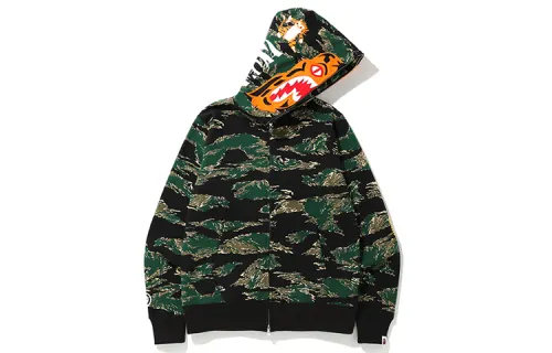 Bape Tiger Camo Tiger Full Zip Hoodie