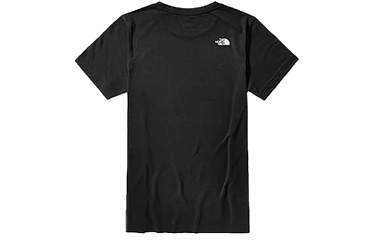 THE NORTH FACE T-Shirts Men's Black Crew Neck Moderate Straight Fit