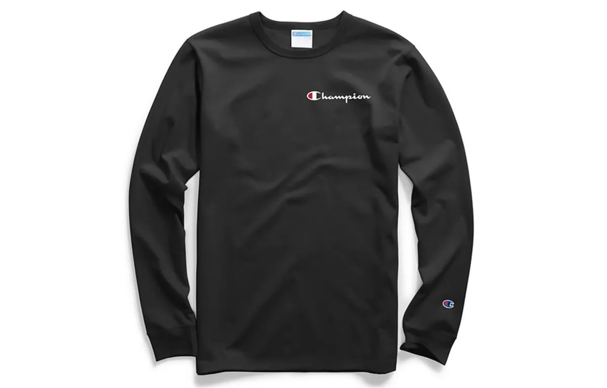 Champion T Shirt US Version Unisex Black
