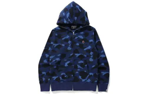Bape Color Camo Ape Head One Point Full Zip Hoodie