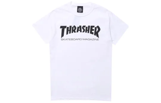Thrasher T Shirts Unisex Crew Neck Moderate Heavyweight
