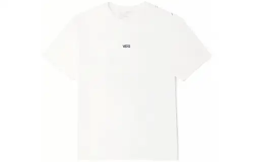 Vans T Shirts Unisex White Crew Neck Moderate Straight Fit