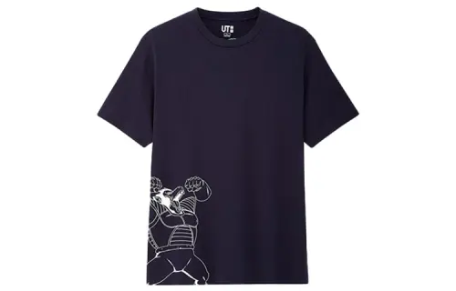 UNIQLO T Shirt Unisex Navy Blue