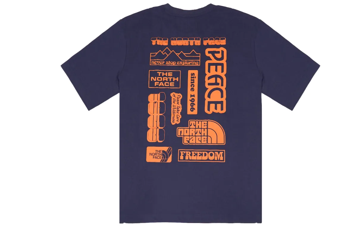 THE NORTH FACE T Shirt Unisex Navy Blue
