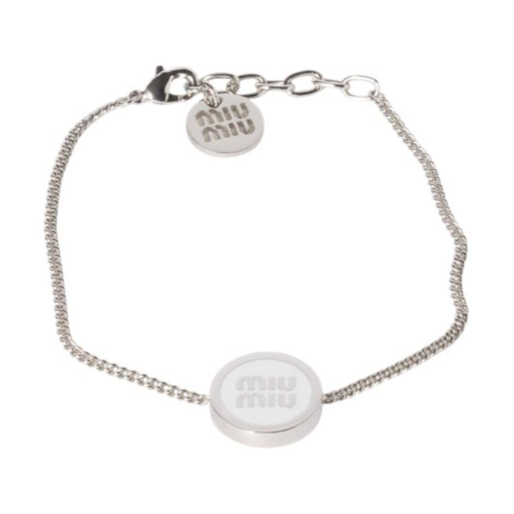 Женский браслет MIU MIU (серебряный)