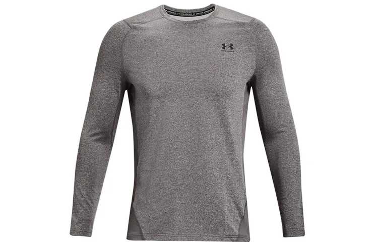 Under Armour ColdGear Long Sleeved T Shirt Men's Gray