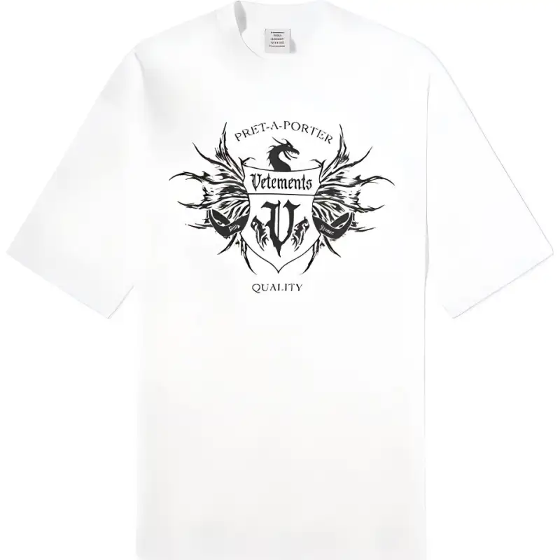 Vetements Black Label Logo T Shirt