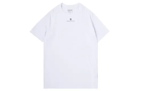 Li Ning T Shirts Men's White Crew Neck Moderate Straight Fit