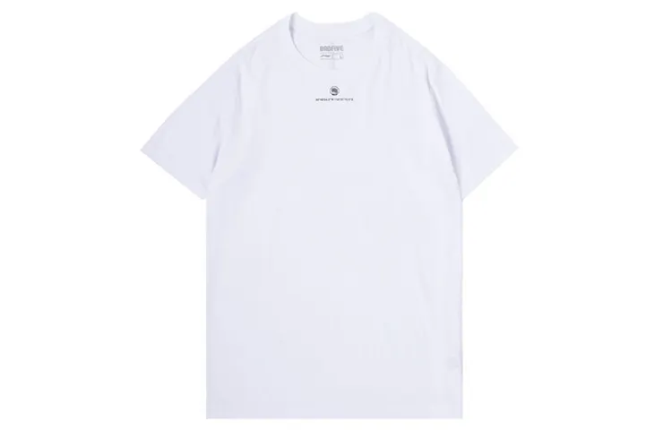 Li Ning T Shirts Men's White Crew Neck Moderate Straight Fit