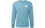 THE NORTH FACE T Shirts Men's Blue Crew Neck Moderate Straight Fit