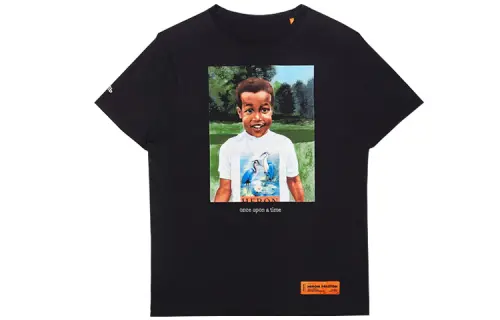 HERON PRESTON T Shirt Men's Black