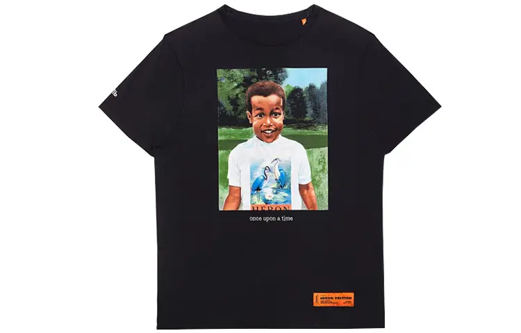 HERON PRESTON T Shirt Men's Black